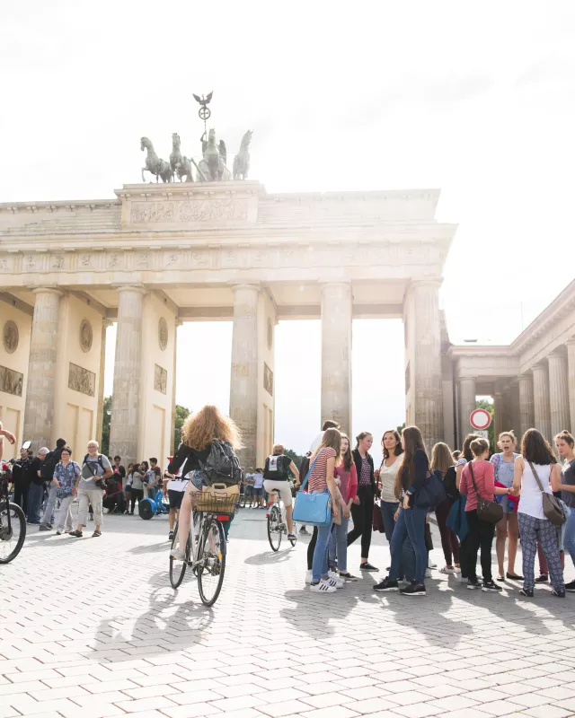 Klassenreise nach Berlin - Brandenburger Tor