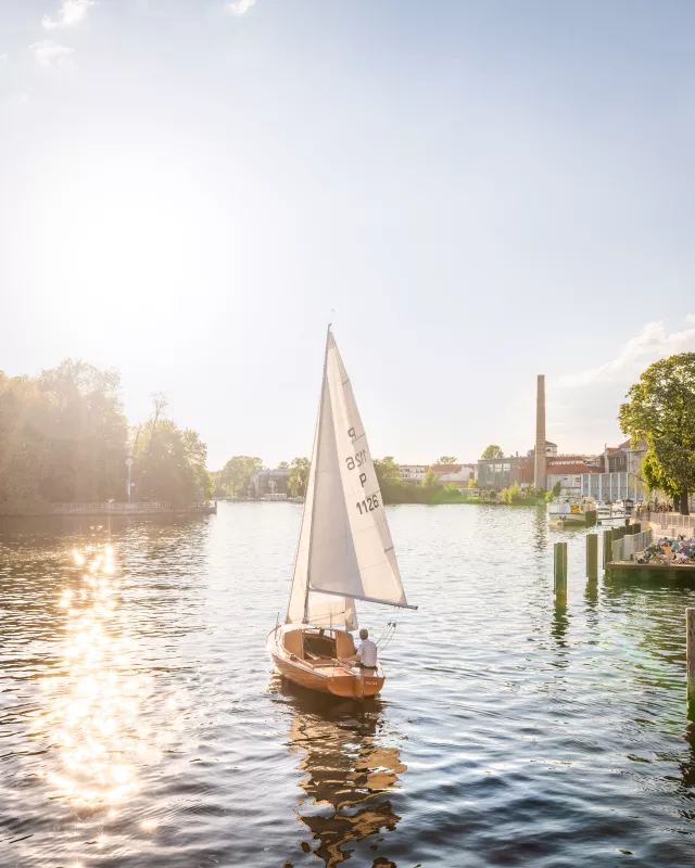 The Müggelspree in Friedrichshagen