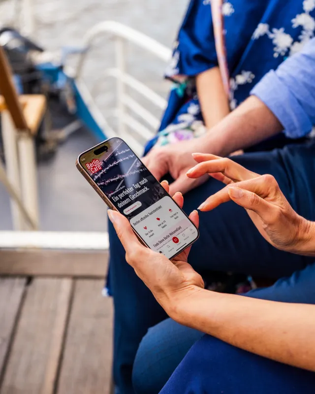 BWC App bei einer Spreefahrt