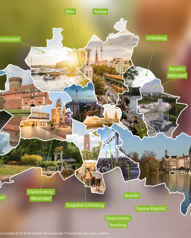 Die 12 Berliner Bezirke