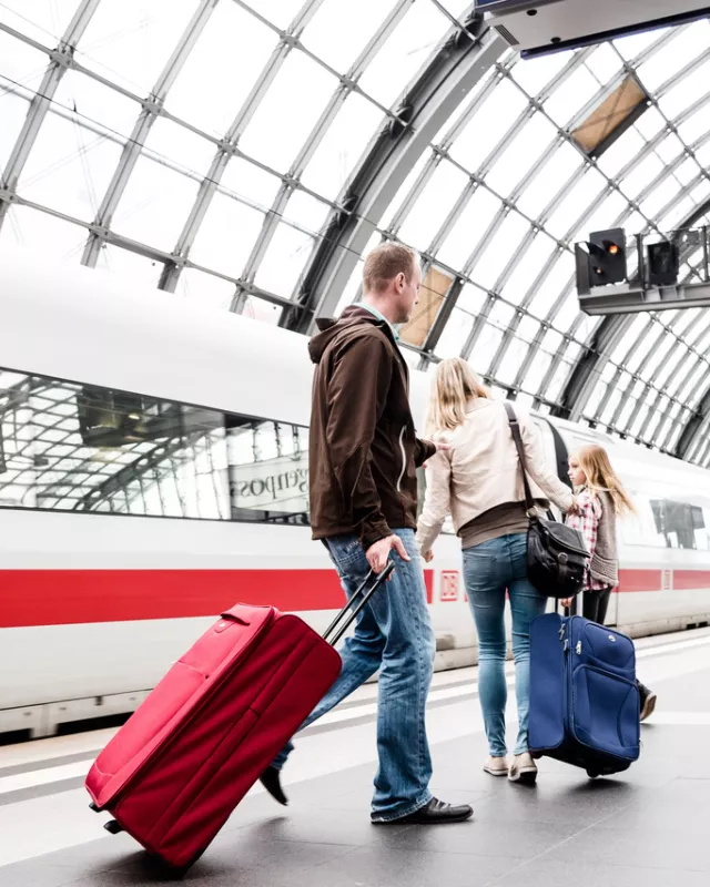 Ankunft am Berliner Hauptbahnhof