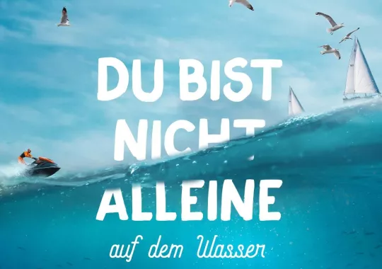 „Du bist nicht alleine“-Kampagne für Berliner Wassertourismus