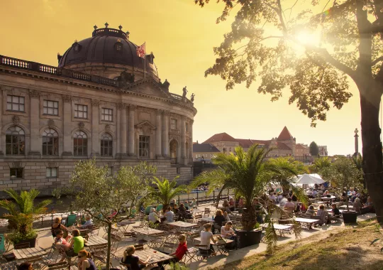 Berlin, People Relaxing at Monbijoupark