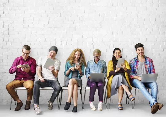 Diversity Friends Connection Global Communication Concept