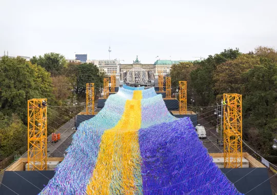 Kunstinstallation “Visions in Motion” von Patrick Shearn
