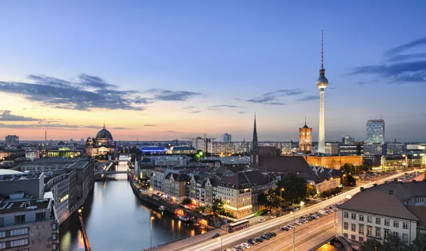 Panorama Berlin mit Fernsehturm