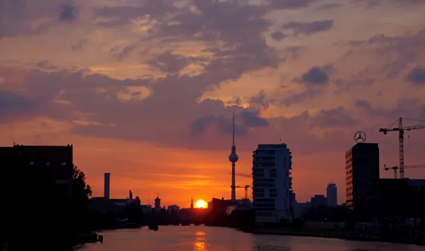 Blick von Oberbaumbrücke