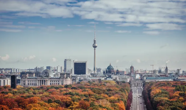 Blick auf den Tiergarten