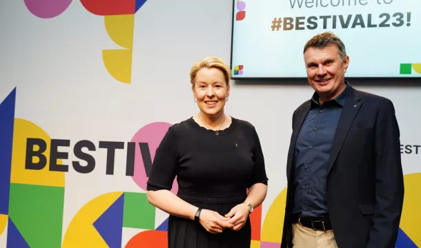 Bestival 2023 Auftakt Franziska Giffey und Burkhard Kieker