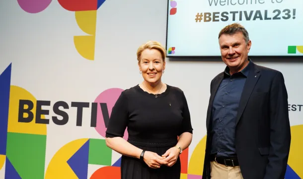 Bestival 2023 Auftakt Franziska Giffey und Burkhard Kieker