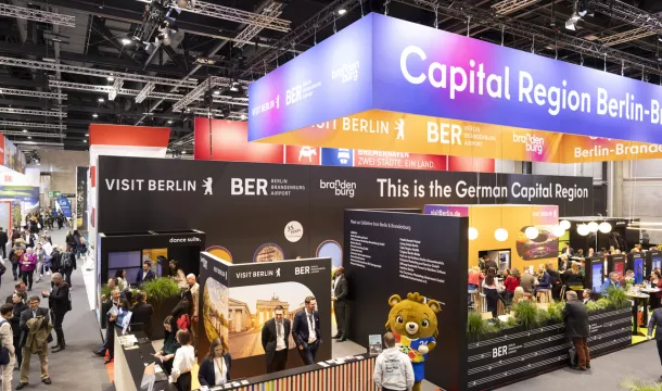 Messestand der Berlin Brandenburg Capital Region