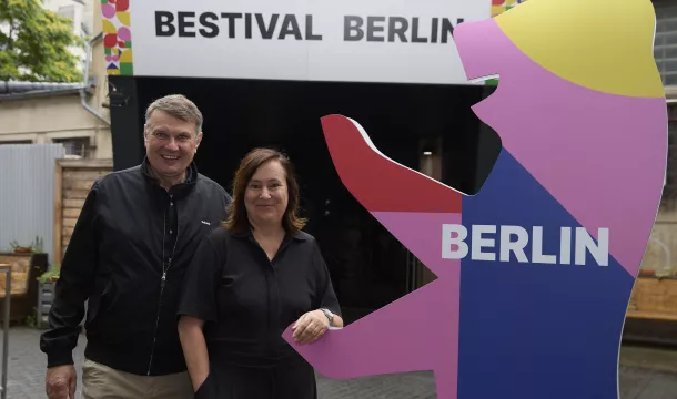 Bestival 2025: visitBerlin-Geschäftsführung Burkhard Kieker und Sabine Wendt