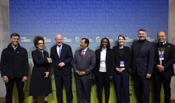 Auftakt der Berlin Freedom Conference