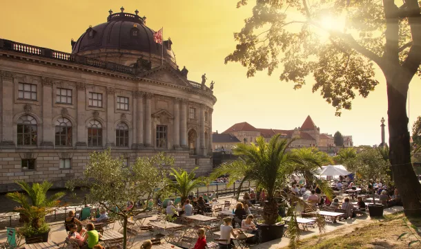 Berlin, People Relaxing at Monbijoupark