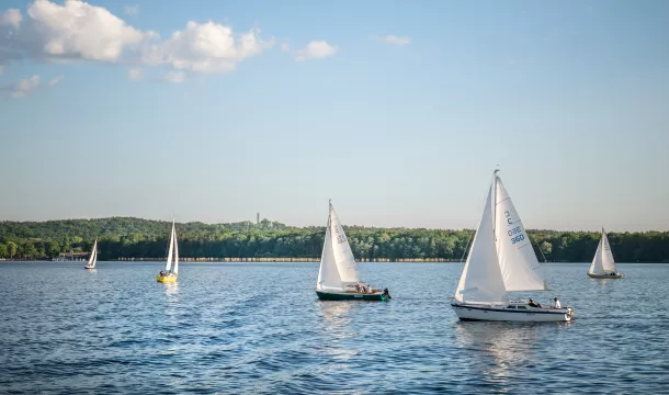 Segelboote auf dem Großen Müggelsee