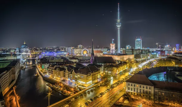 Panorama Mitte/Mühlendammbrücke  