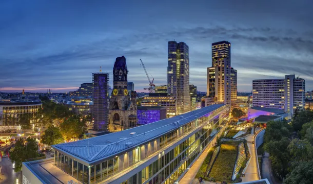 City-West am Abend