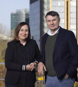 Doppelspitze für visitBerlin: Sabine Wendt und Burkhard Kieker 