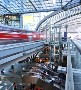 Berliner Hauptbahnhof von innen