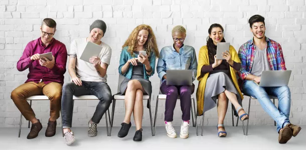 Diversity Friends Connection Global Communication Concept