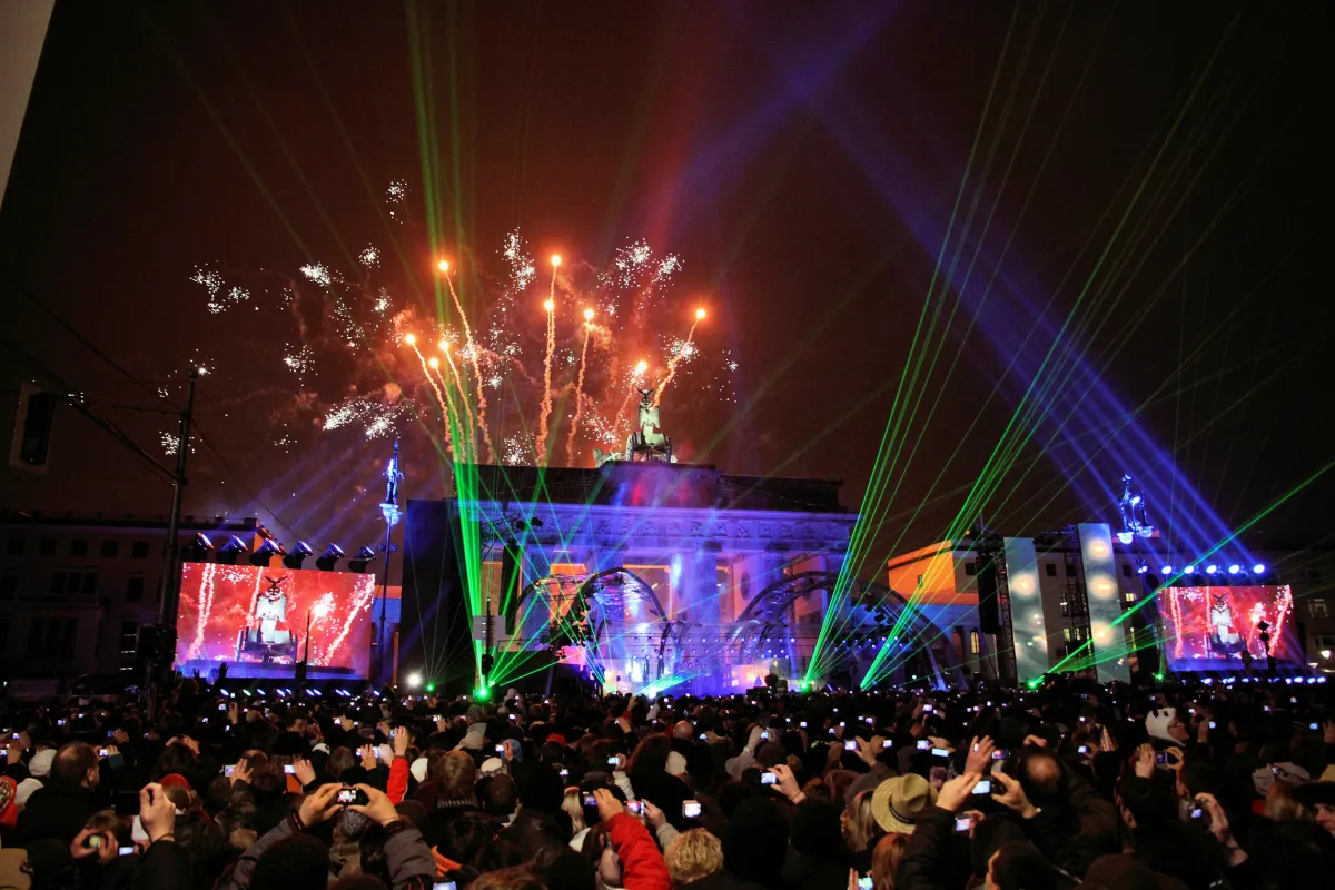 Silvester am Brandenburger Tor