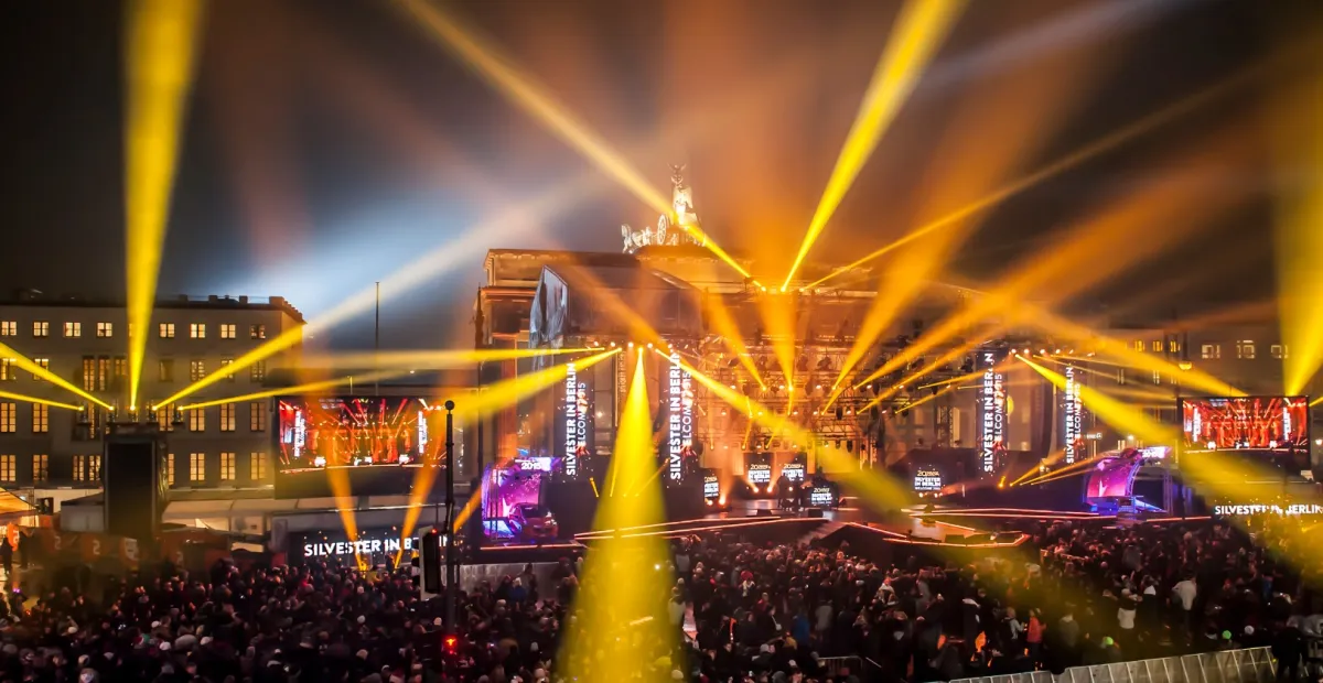 Silvester am Brandenburger Tor
