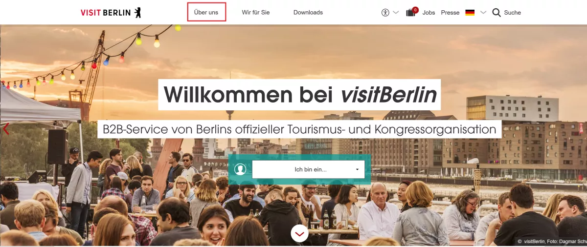 Website about.visitBerlin.de