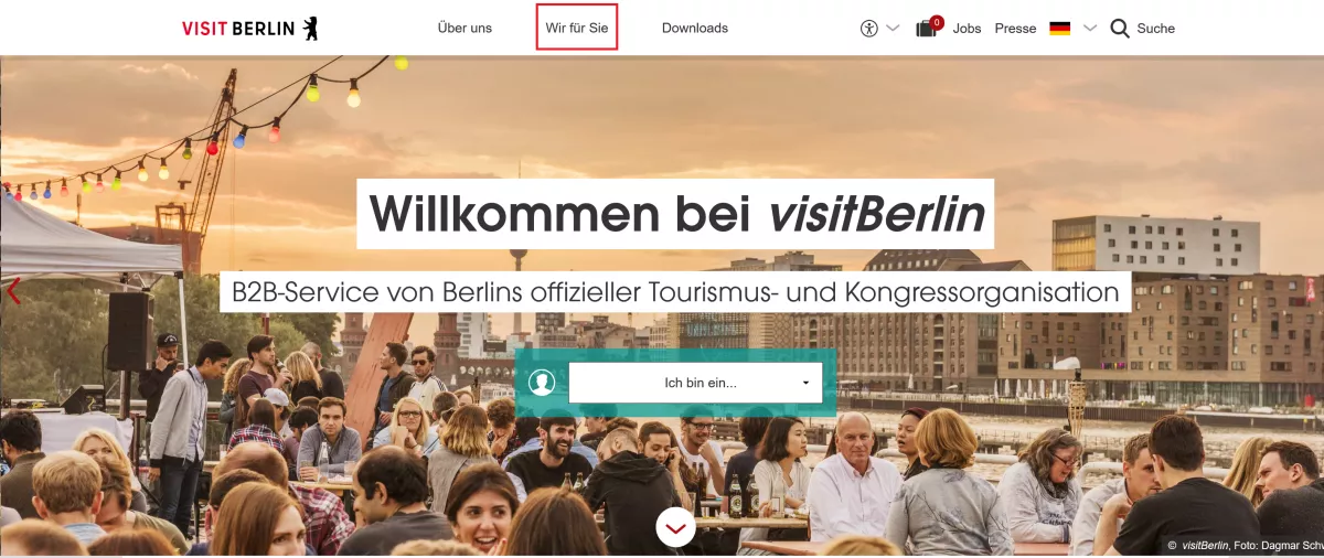Website about.visitBerlin.de