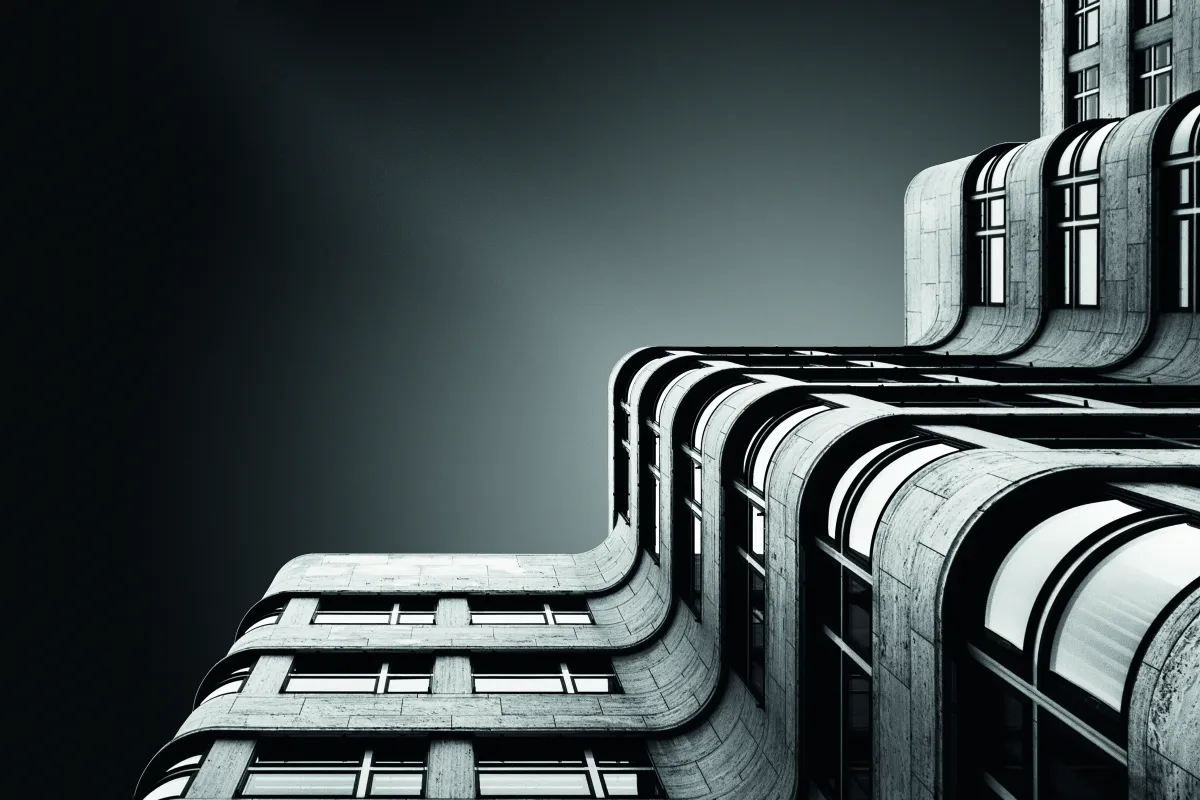 Shell-Haus im Bauhaus-Stil