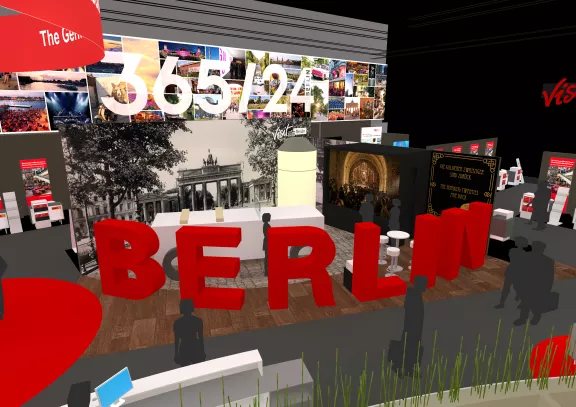 Der visitBerlin-Messestand Der visitBerlin-Messestand