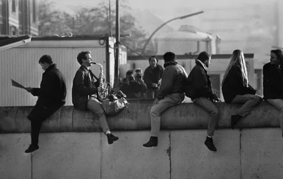 Berliner Mauerfall November 1989