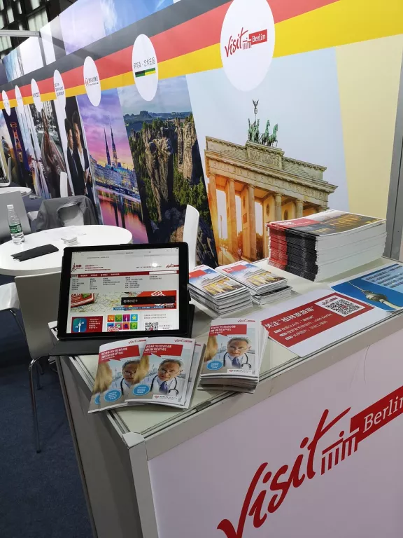 View on visitBerlin exhibition stand of ITB China