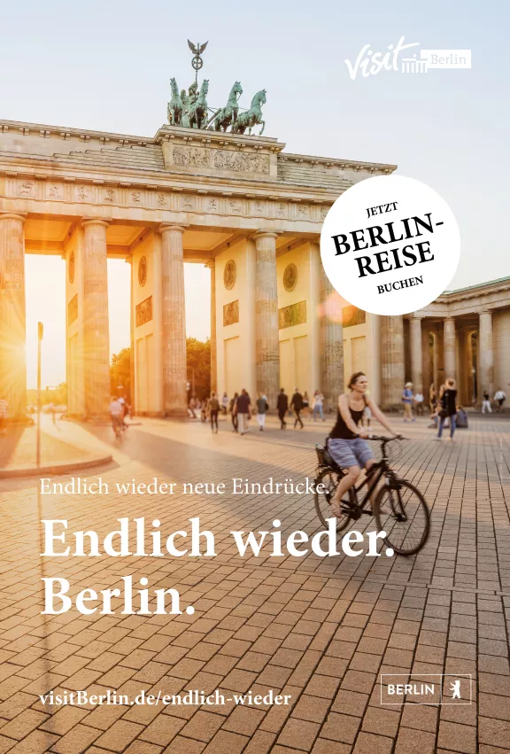 Plakatmotiv der Kampagne "Endlich wieder. Berlin." 