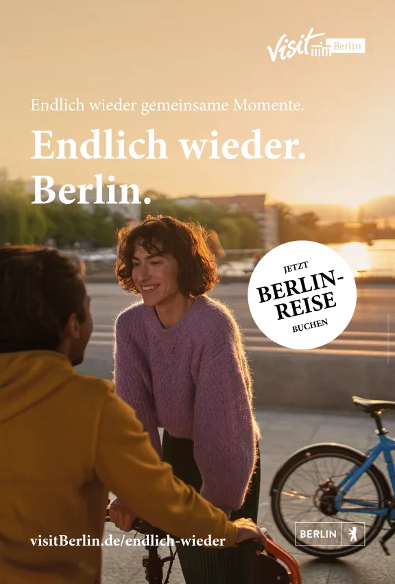 Plakatmotiv der Kampagne "Endlich wieder. Berlin." 