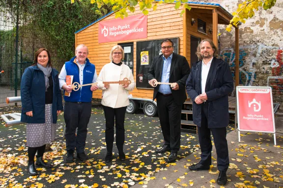 Tiny-House-Übergabe