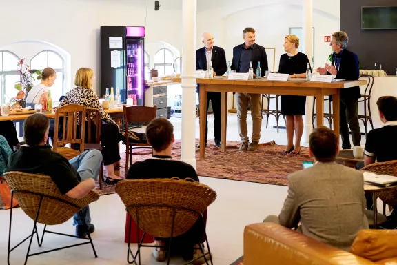 Press conference at the beginning of the "Bestival" on 6 July 2023 Press conference at the beginning of the "Bestival" on 6 July 2023