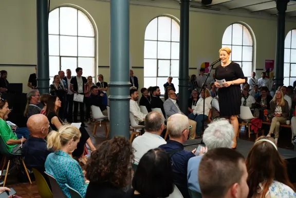 Eröffnung des „Bestivals 2023“ am 6. Juli 2023, Franziska Giffey, Wirtschaftssenatorin Berlin