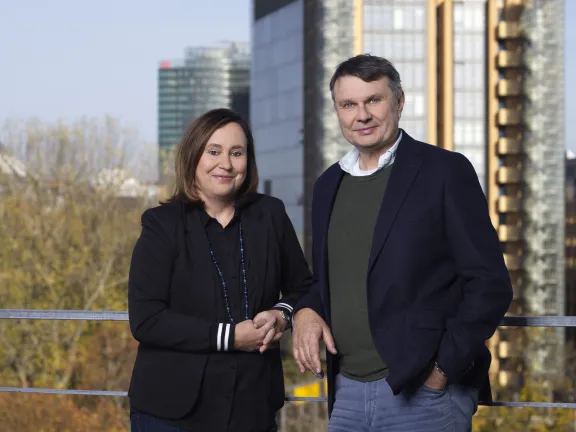 Doppelspitze für visitBerlin: Sabine Wendt und Burkhard Kieker 