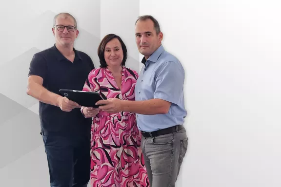 Treiben das Digitalisierungsprojekt im Tourismus, Innovationen und neue Technologien voran: Herbert Lang (Hessen Tourismus), Sabine Wendt (visitBerlin) und Christoph Gösel (Thüringer Tourismus GmbH) Ebnen den Weg für Innovationen und neue Technologien: Herbert Lang (Hessen Tourismus), Sabine Wendt (visitBerlin) und Christoph Gösel (Thüringer Tourismus GmbH)