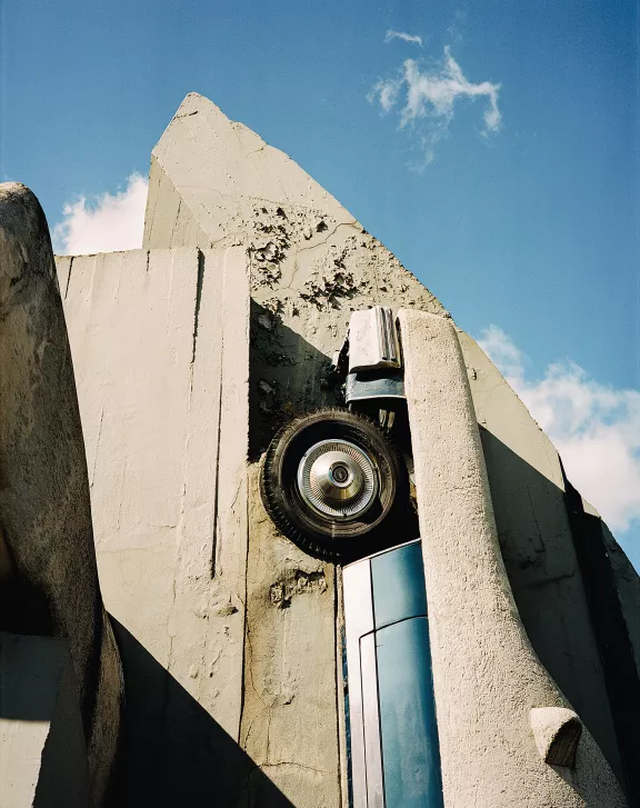 Concrete Cadillac Vostell Halensee, 2021 Concrete Cadillac Vostell Halensee, 2021