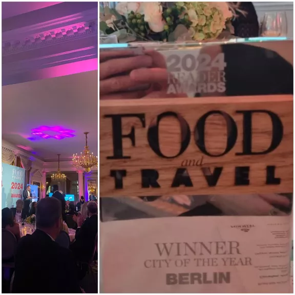 Das Reise-Magazin "Food and Travel" hat Berlin als "City of the year" ausgezeichnet Award für Berlin