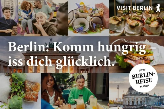visitBerlins Kampagne für Berlins Gastro-Szene