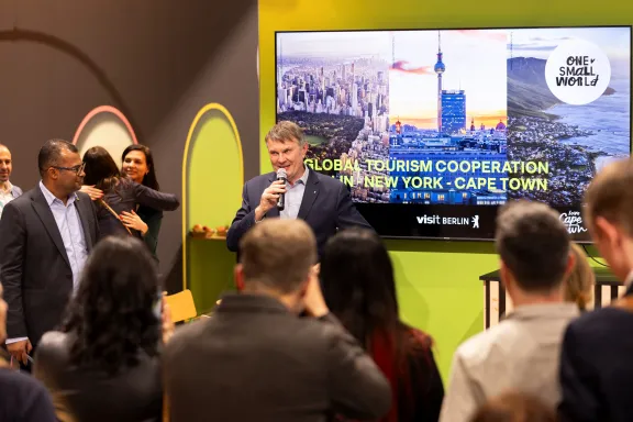 Presseempfang zu "One Small World" am 4. März 2025 auf der ITB in Berlin