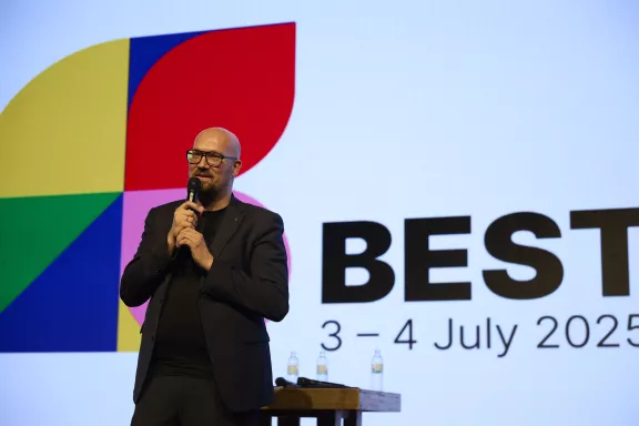 Bestival 2025 - Staatssekretär für Wirtschaft Michael Biel