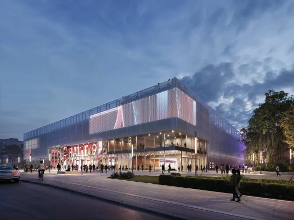 Die Messe Berlin will am Standort der jetzigen Halle 9 ein neues, multifunktionales Kongresszentrum mit rund 12.000 qm Fläche errichten.