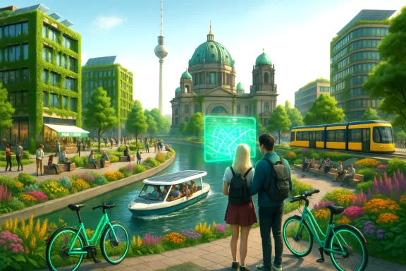 Die Zukunft Berlins? Eine durch KI-generierte Zukunftsvision Berlins