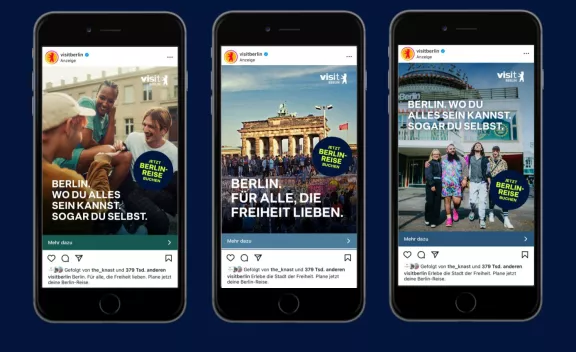 Social-Media-Anzeigen der Vielfalt-Kampagne