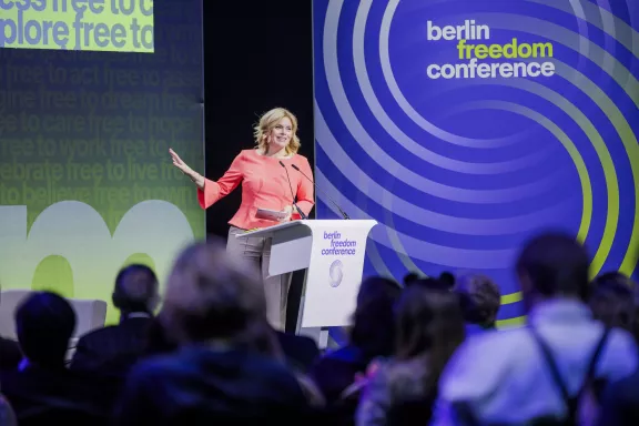 Julia Klöckner auf der Berlin Freedom Conference