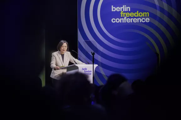 Tsai Ing-wen auf der Berlin Freedom Conference