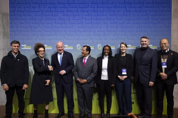 Auftakt der Berlin Freedom Conference